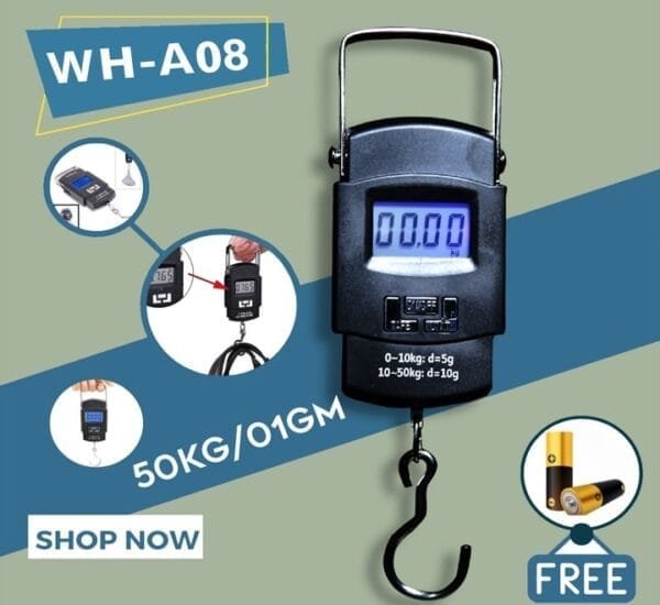 Buy Now Digital Hanging Scale 50KG Model WH-A08 - Image 2