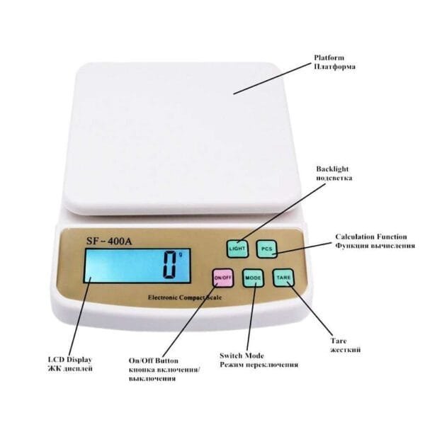 Digital Scale For Kitchen SF-400A - Image 3