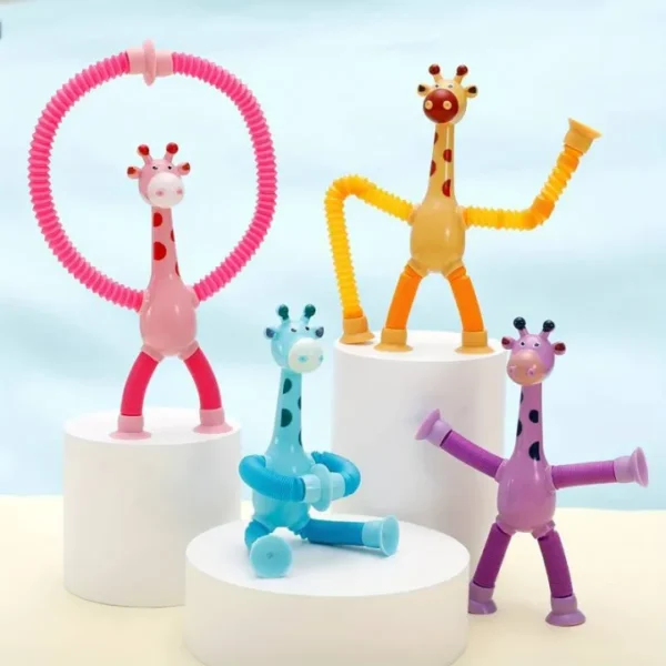 Suction Cup Giraffe Fidget Toy