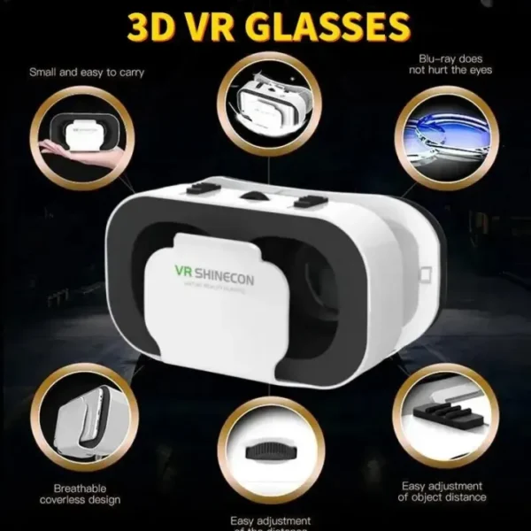 Headmounted Virtual Reality Adjustable VR