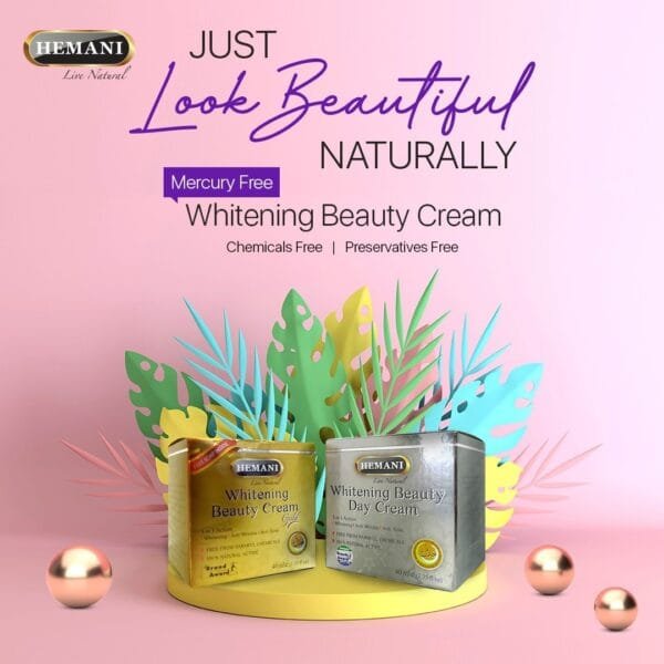 Hemani Whitening Beauty Cream Gold 40ml