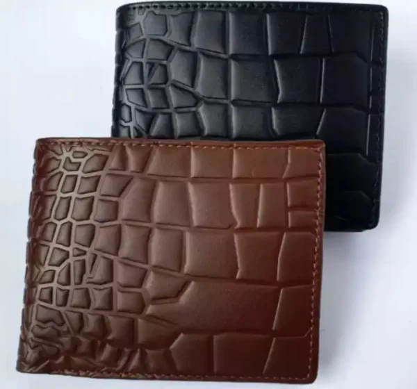 Genuine Crocodile Cow Leather Wallet